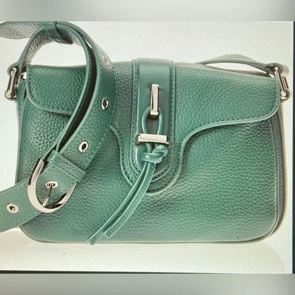 Vince Camuto Crossbody Malachite.(Green) Polished hardware & decorative tassel. - Picture 7 of 7